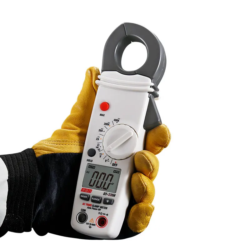 Multímetro medidor de abrazadera de CA de DT-330H, instrumentos eléctricos de valores eficaces verdaderos, probador de voltaje de Corriente CA - imagen 3
