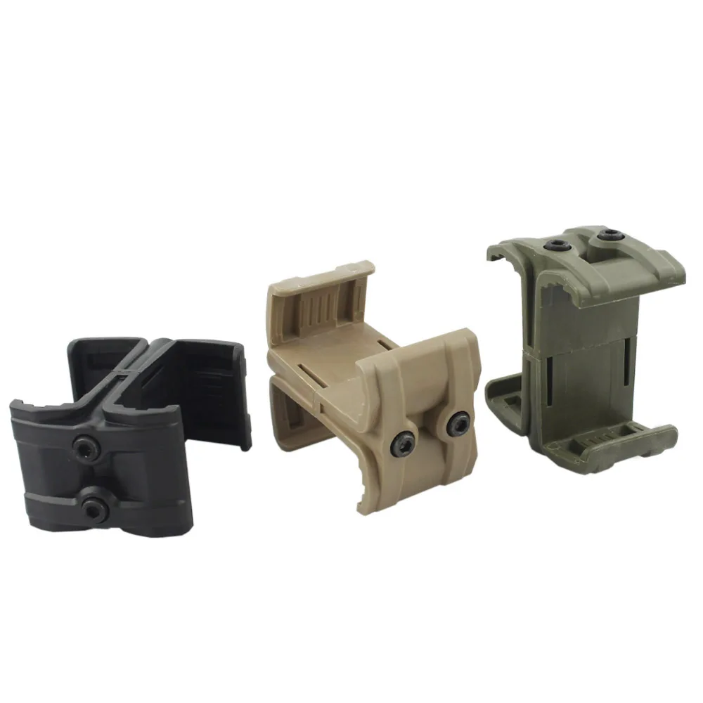 VULPO pistola de Rifle táctico M4 AR15, conector paralelo de revista, acoplador de doble revista, soporte de Clip, accesorios de caza - imagen 2