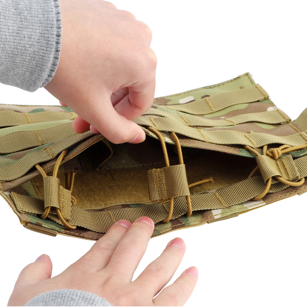 Panel MOLLE frontal táctico QD JPC 2,0, chaleco con solapa desmontable AVS, accesorio de gancho y bucle, accesorios para chaleco de caza - imagen 5