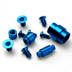 Juego completo de cuchillos de 4 colores, mango de titanio, tornillo, eje de husillo, clavos para cuchillos Spyderco C223 Para3 Paramilitary3