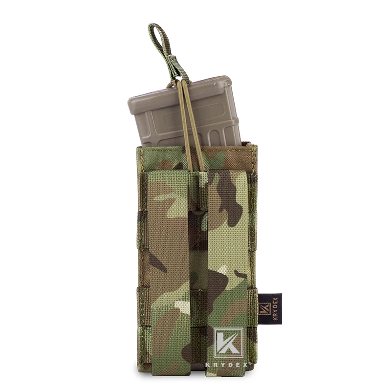 KRYDEX-bolsa para cargador individual, bolsa de 9mm para caza táctica, MOLLE/PALS, 5,56. 223 - imagen 2