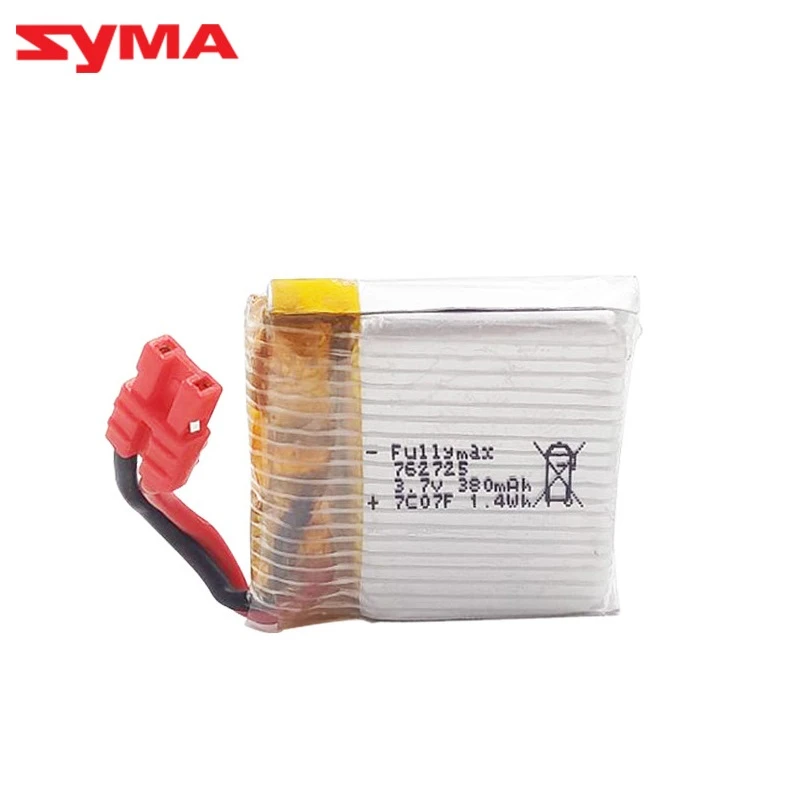 Batería de 3,7 V 380mAh para SYMA X21 X21W x26 X26A piezas de drones de Control remoto con juegos de cargadores X21 X21W - imagen 4