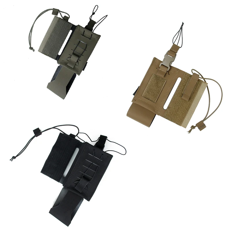 Chaleco de caza TMC3327, bolsa de walkie-talkie, tejido 500D BK/CB, 148 / 152 - imagen 2