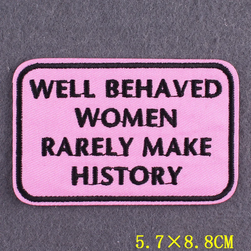 Parches de energía para la ropa para niña, insignias de labios DIY, parches termoadhesivos, rayas, parches bordados para ropa, pegatinas - imagen 5