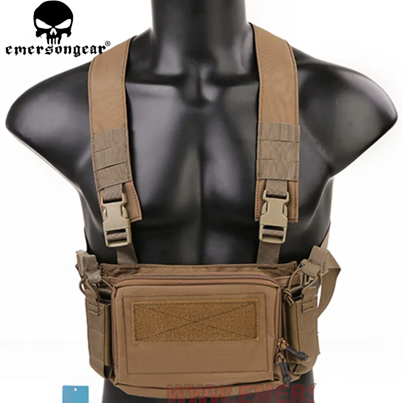 Emersongear D3CR micro chaleco portacargadores táctico con bolsa - imagen 5