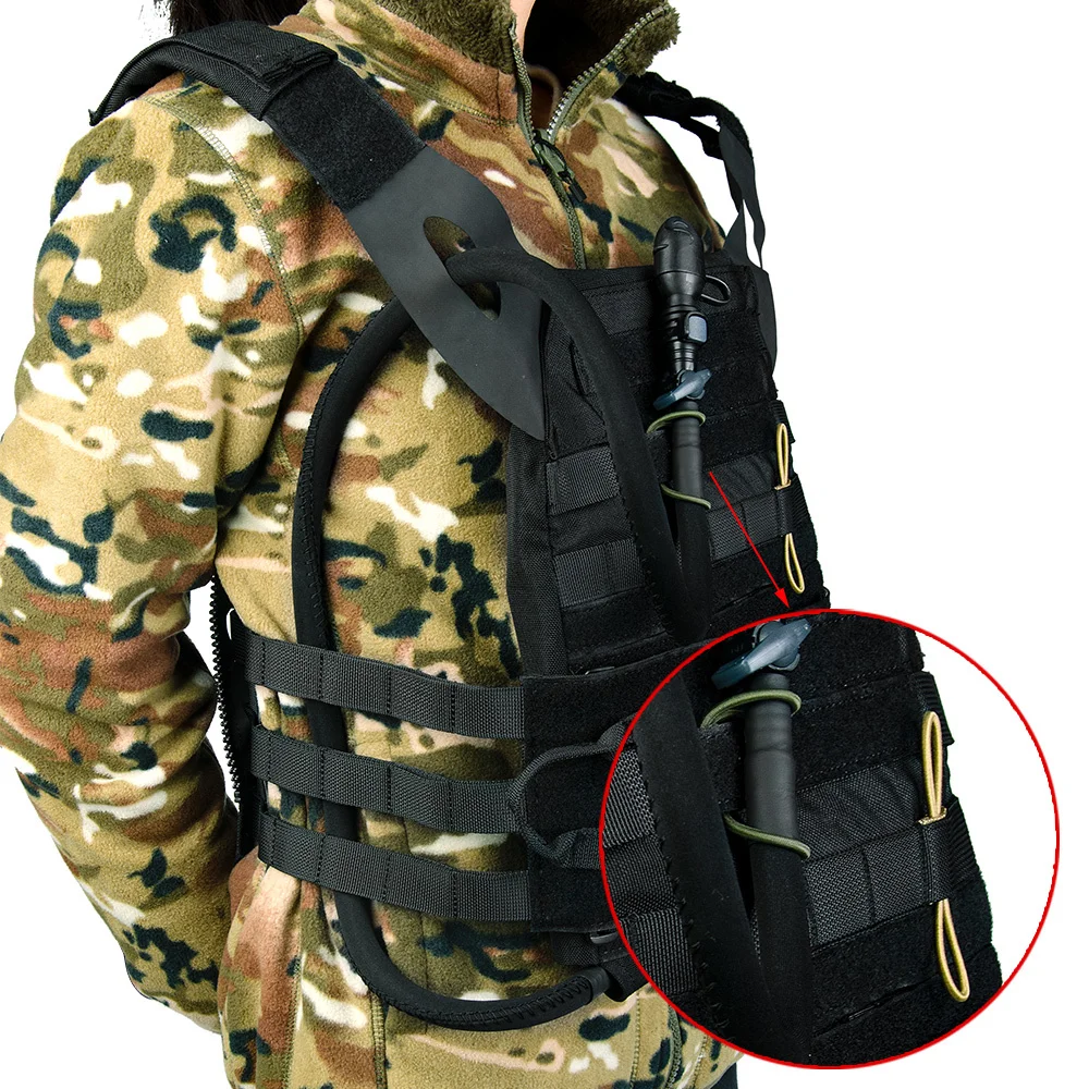 Panel de agua táctico TMC de 1,5 l, protector de agua para asalto, Molle, combate, JPC, CPC, AVS, chaleco, accesorios de tiro de caza - imagen 4