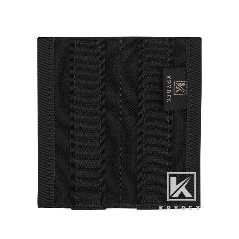 KRYDEX-bolsa de inserción de doble revista para pistola, para Micro Fight MK3 MK4, aparejo de pecho, estilo Spiritus, soporte de revista elástico incorporado BK - imagen 2