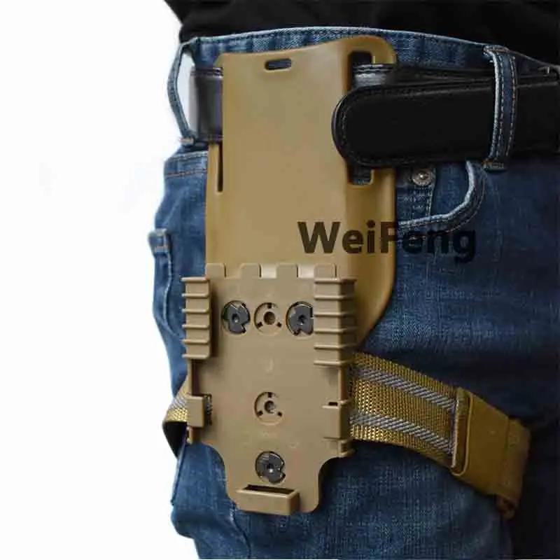 Kit de sistema de bloqueo rápido para caza, correa para muslo con funda para pistola QLS 19 22 para plataforma de cinturón GL 17/USP/Beretta M9 - imagen 5