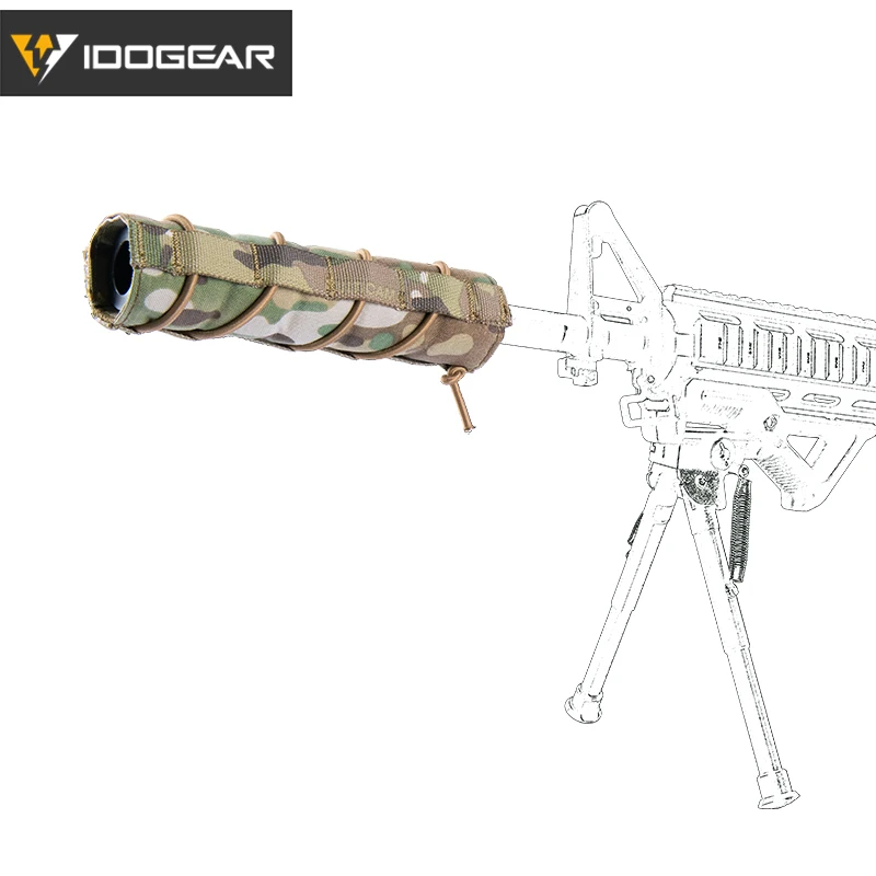 IDOGEAR-funda de protección térmica para Airsoft, accesorio militar para tiro táctico, 18cm, 7 pulgadas - imagen 3