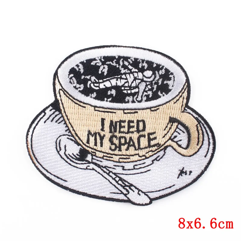 Prajna-Parches de astronauta espacial para ropa, parches Emnbroiderd para ropa, parches para planchar, insignias de astronauta, 10 piezas - imagen 3