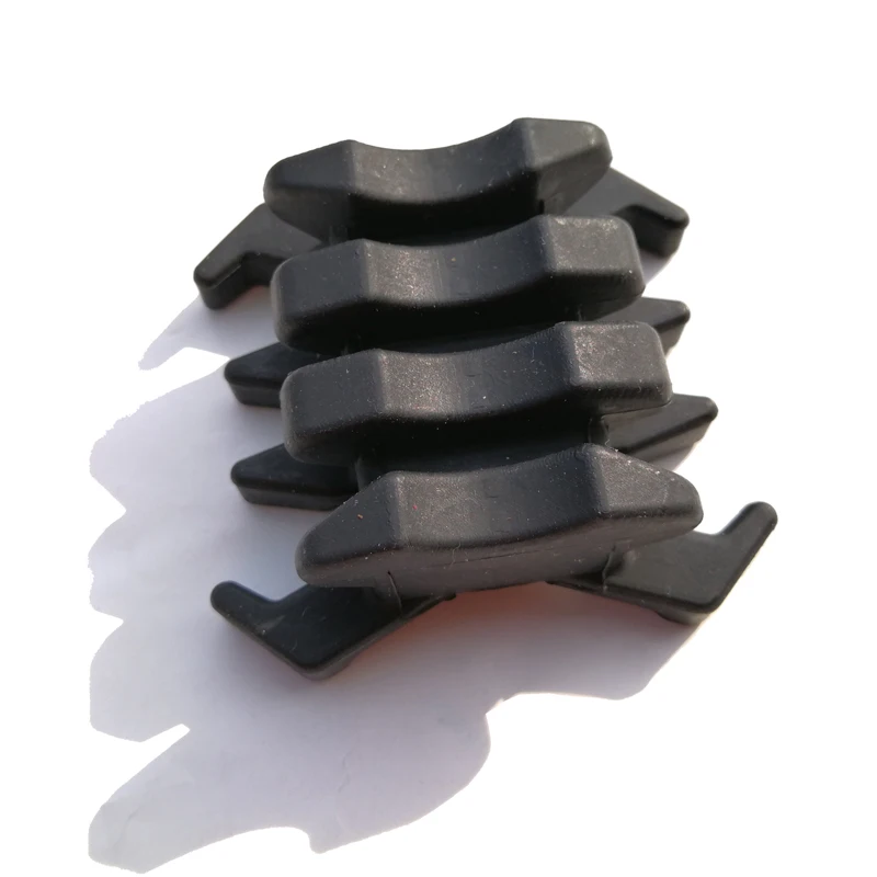 Estabilizador de extremidades de arco compuesto de caza, estabilizador con forma de cangrejo, Amortiguador de vibración de goma, Reduce la vibración y el ruido, 2 uds. - imagen 5