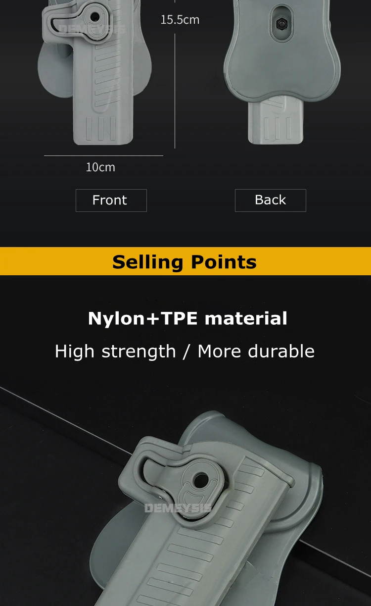 Funda Pistola Táctica - Sistema desmontable