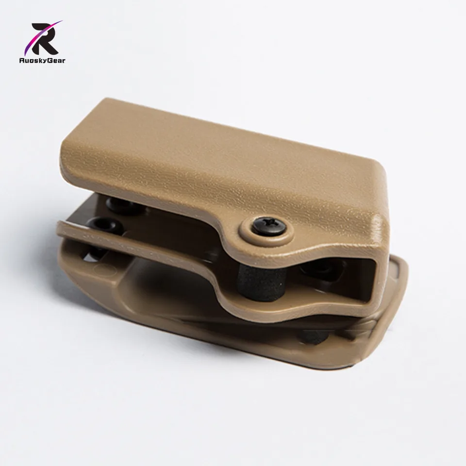 Nueva bolsa para revista individual de velocidad multiángulo IPSC USPSA IDPA negra/DE para Glock 17/19 actualización táctica envío gratis - imagen 5