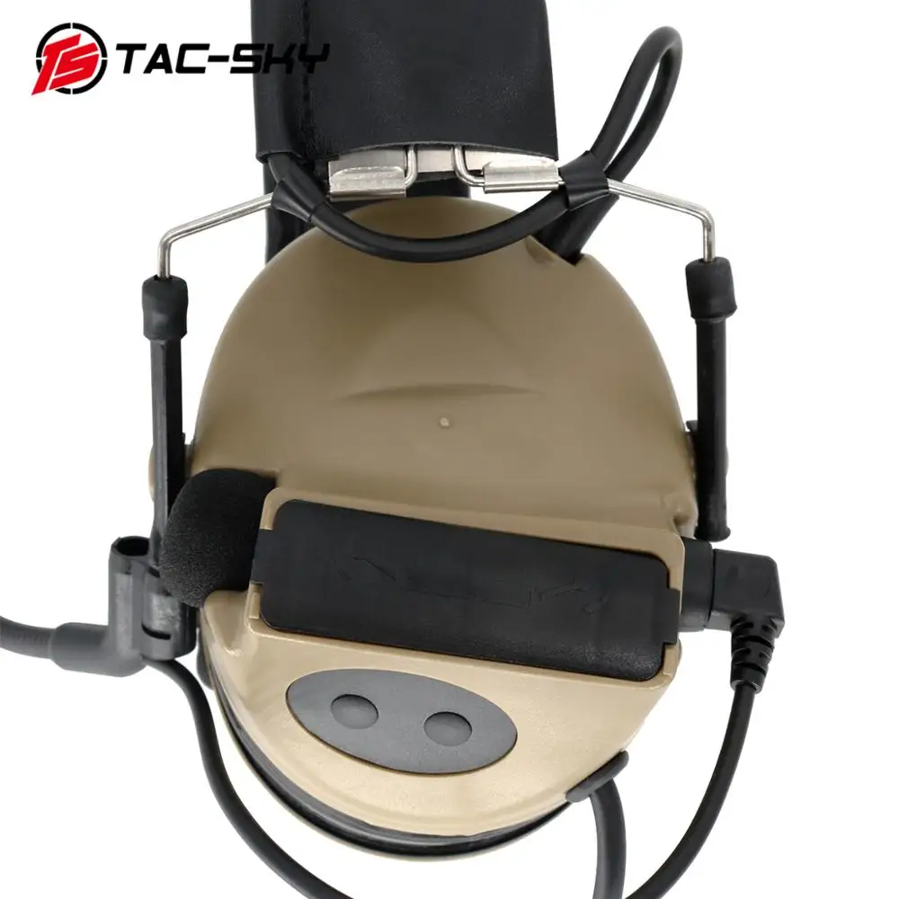 COMTA II TAC-SKY COMTA Comta Ii orejera de silicona versión caza reducción de ruido pistola de aire tiro militar auriculares tácticos - imagen 5