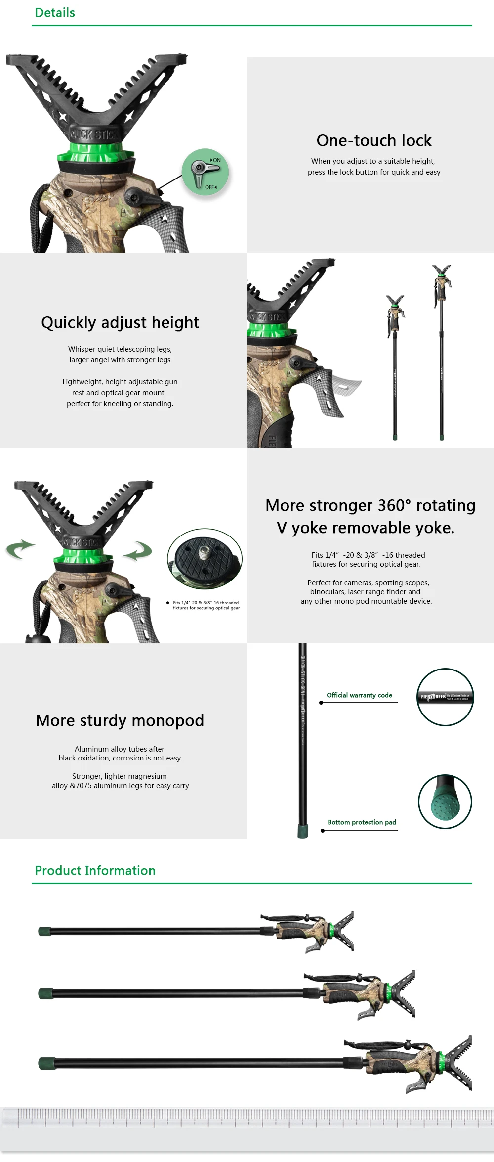 Soporte pistola - Compatibilidad universal