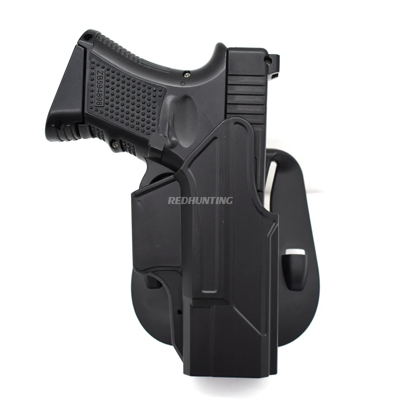 Funda de paleta OWB para Glock 19, 19X, 23, 32, cintura exterior, funda de polímero, pistola ajustable, transporte abierto - imagen 2
