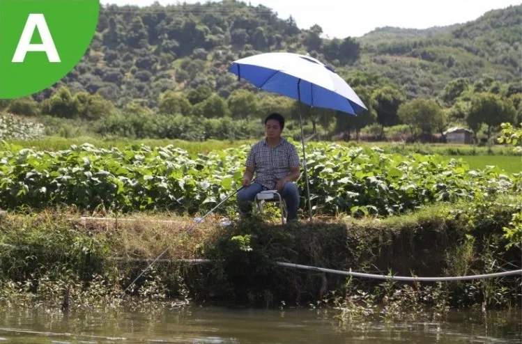 Toldo plegable impermeable para pesca al aire libre, sombrilla Universal Anti UV para descanso en la playa, Camping, 1,8 m - imagen 4