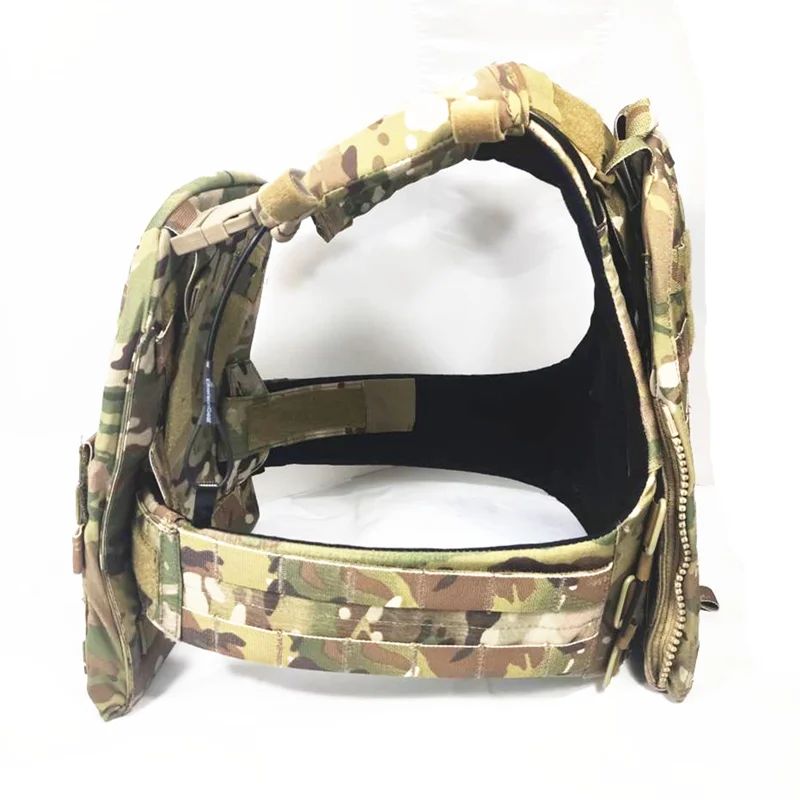 Chaleco de tela Multicam genuino para caza, chaleco adaptable de estilo EMERSON MC US, versión pesada, Airsoft, EM7397, CB, AOR2, MCBK, MCTP, negro - imagen 3