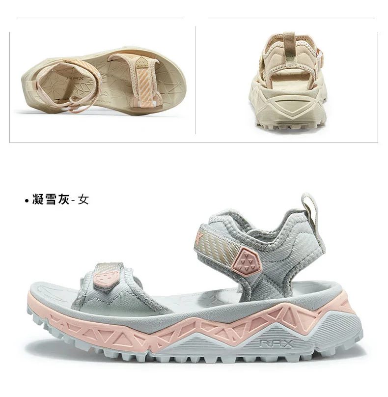 Un par de zapatos con una suela rosa