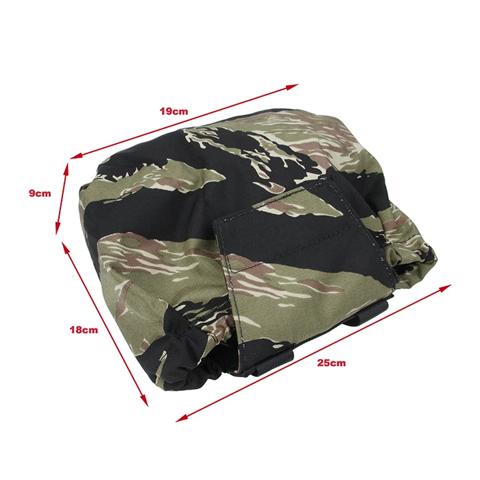 Bolsa de basura plegable TBS 19, bolsa de caída Molle plegable, tigre verde, Camuflaje, bosque TBS017(051549) - imagen 5