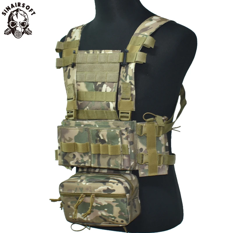 Chaleco táctico ligero MK3 Wargame, armadura de combate, caza al aire libre, CS, equipo militar colgante, Airsoft