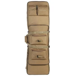 Funda cuadrada transporte rifle pistola caza táctica airsoft aire libre