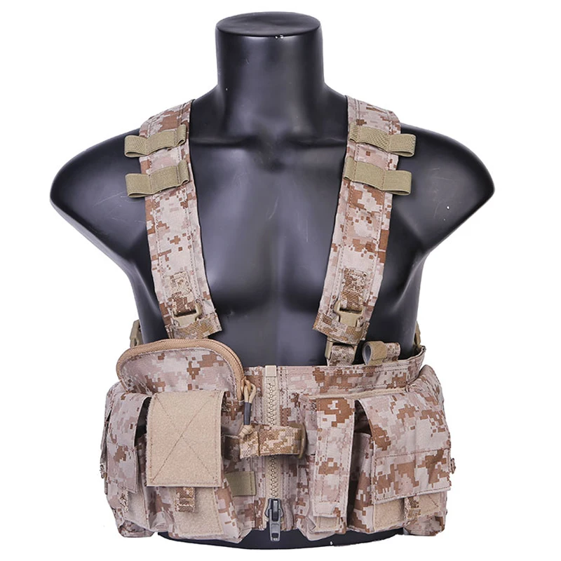 Emersongear táctico MF estilo UW Gen V Split Front pecho Rigt desmontable con hebilla de cremallera juego de guerra Airsoft ligero EM7451 - imagen 2