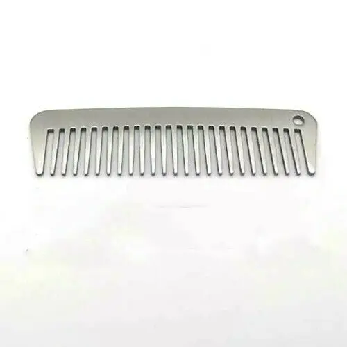 Cepillo de pelo antialérgico antiestático anticorrosión con peine de aleación de titanio - imagen 3