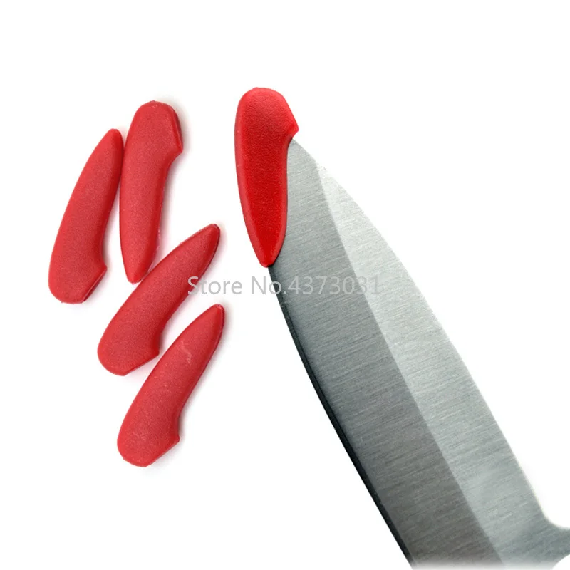 100 piezas de cubierta de punta de cuchillo, cubierta protectora de punto de cuchillo expandido, puntas de cuchillo de plástico, funda transparente - imagen 3