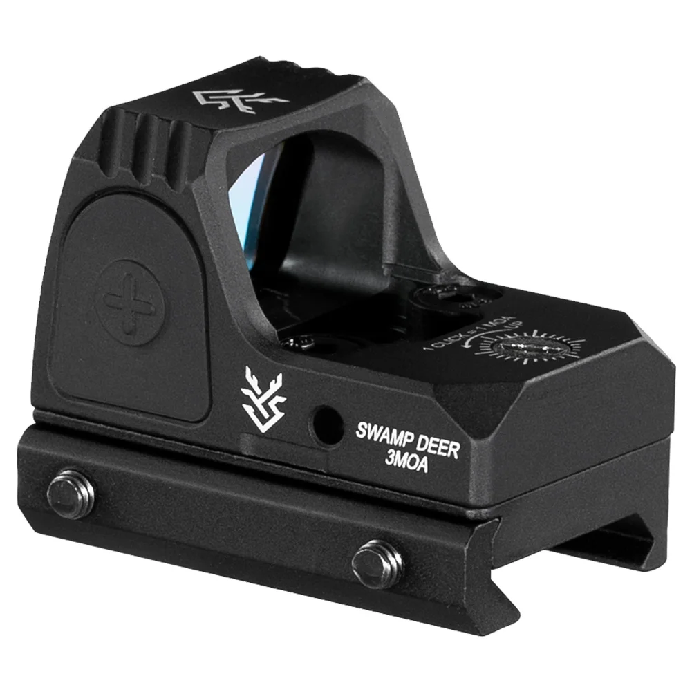 SWAMP DEER-colimador de punto rojo, Base Glock/pistola, mira réflex, compatible con riel de 20mm para Rifle de caza Airsoft - imagen 4