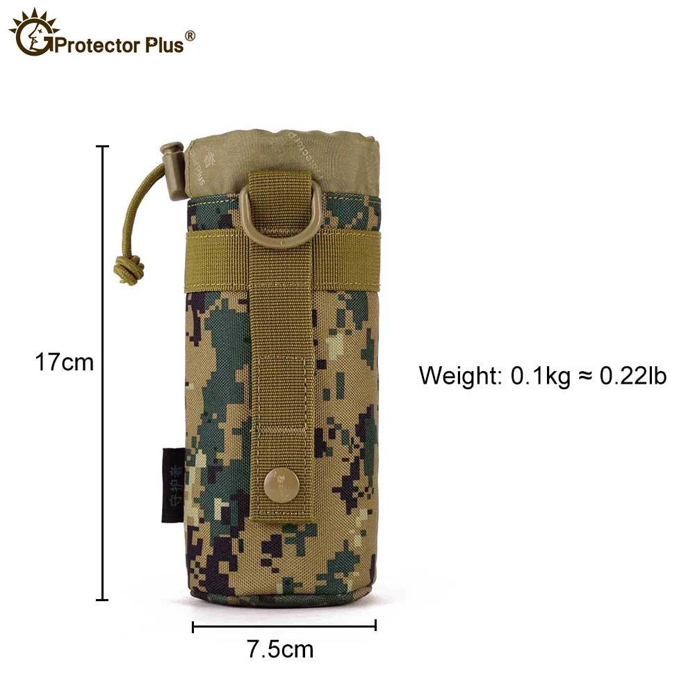 Protection Plus-Juego de 3 bolsas tácticas para deportes al aire libre, caza, ciclismo, bolsa de camuflaje, un solo hombro, impermeable - imagen 5