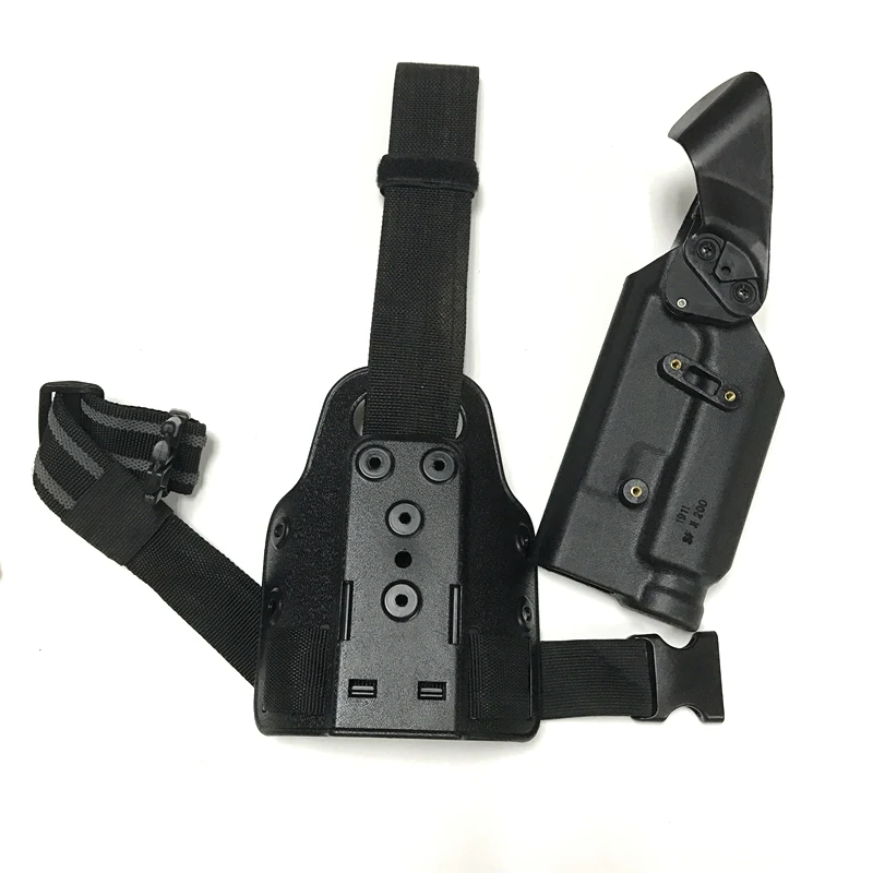 Pistolera militar del ejército para diestros, Colt 1911, pistolera táctica de caza, Airsoft, fundas de pierna, rodamiento ligero - imagen 3