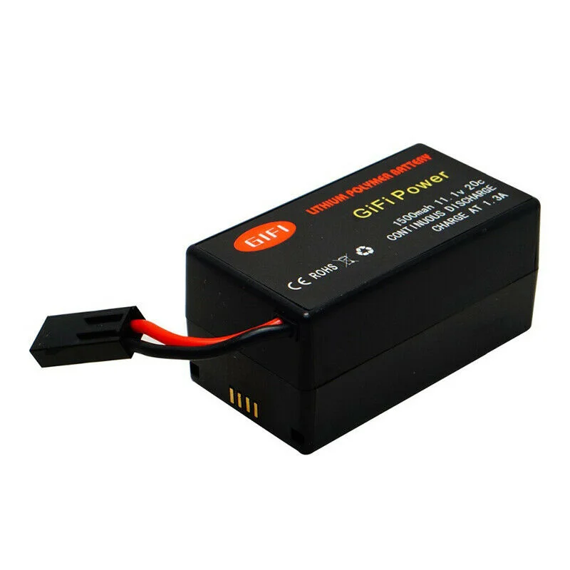 Batería lipo reciclable de alta potencia, 11,1 V, 1500mAh, diseñada para Parrot AR.Drone 2,0, Quadcopter, tiempo de vuelo prolongado para batería de drone - imagen 4