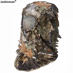 Sombrero camuflaje 3D hojas de arce - transpirable para caza y pesca