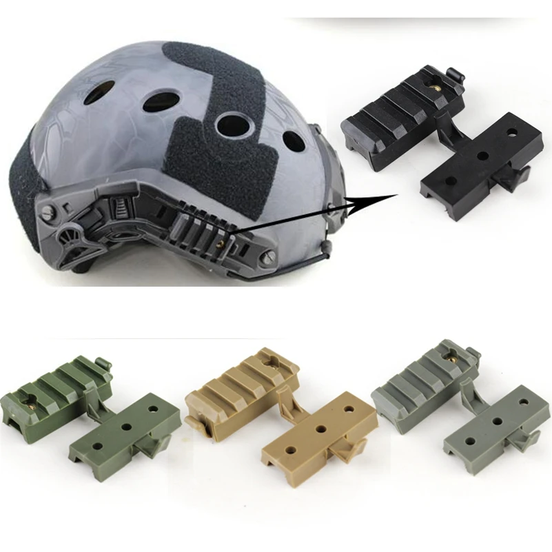 Accesorios para cascos rápidos de caza, adaptador Picatinny y adaptador Wing-Loc