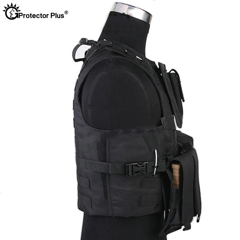 Chaleco táctico anfibio de batalla Molle, chaleco de supervivencia de campo, portador de placa, chalecos de protección de caza, Camuflaje - imagen 5