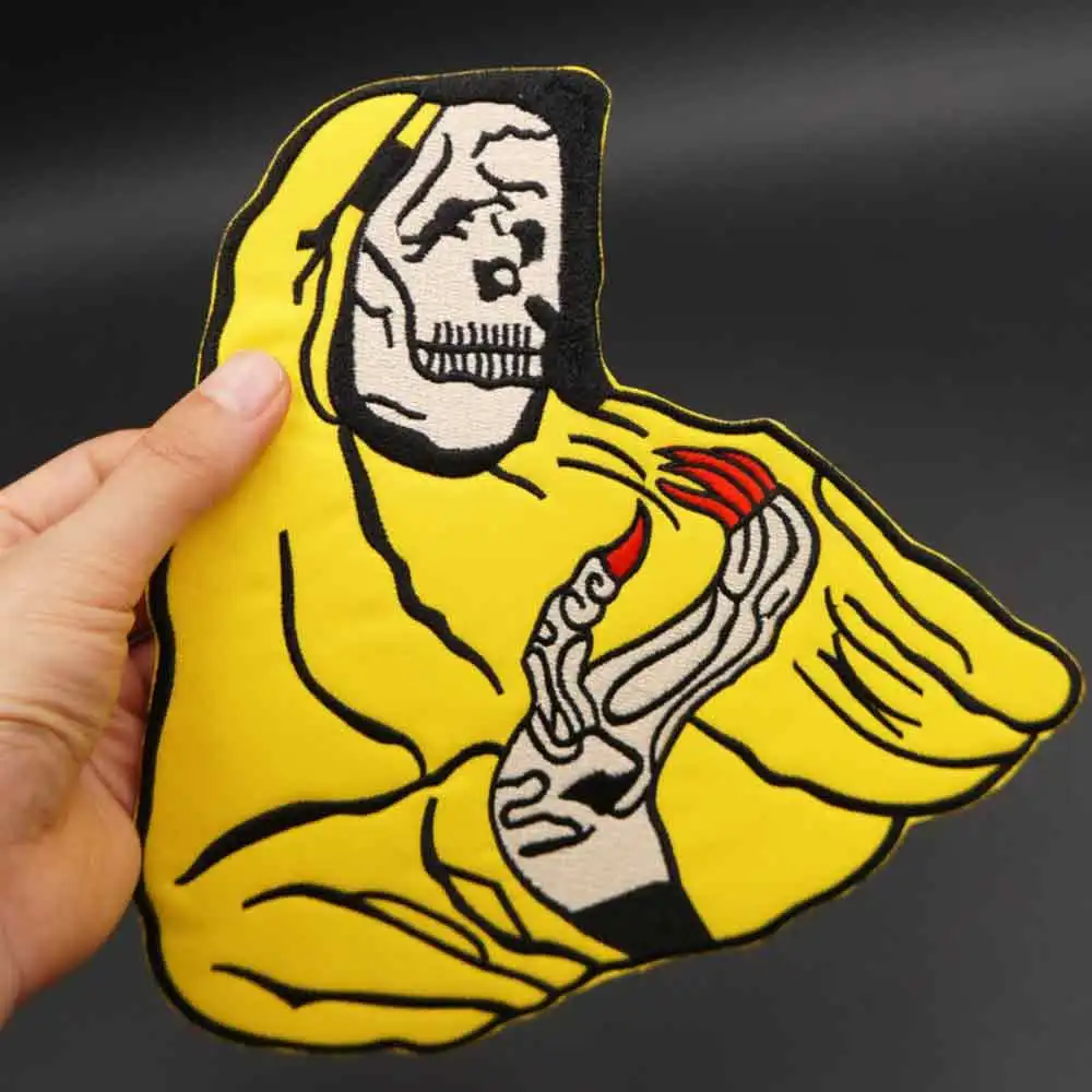 Parche de motociclista con respaldo de hierro bordado de Alemania de GHOSTRIDER para ropa, bolsas para sombreros - imagen 3