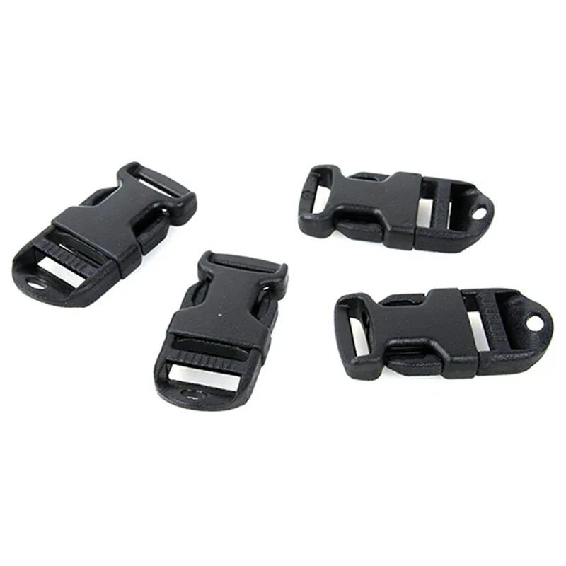 Hebilla de chaleco táctico, hebilla de escalera 3/4, agujero de cordón, fijación rápida, MOLLE, 4 uds. - imagen 5