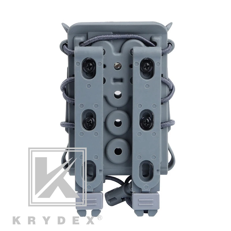 KRYDEX-Bolso táctico para disparar, bolsa MOLLE, soporte duro, 6 colores opcionales, para caza, Airsoft, 5,56, 7,62 - imagen 5