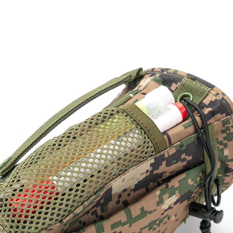 Bolsa deportiva de camuflaje Molle, accesorio táctico de reciclaje de desechos, impermeable, para montañismo - imagen 5