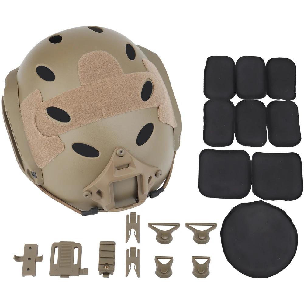 Casco Táctico PJ KOLINLOV - Sistema de correa