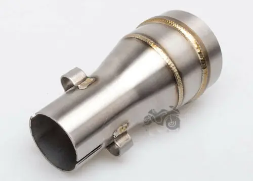 Adaptador de tubo de escape de motocicleta GP, manga de soldadura, conector reductor, Unión - imagen 2