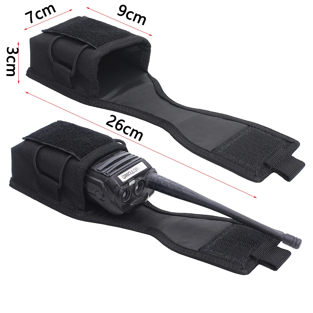 Bolsa de Radio táctica Molle Airsoft para exteriores, walkie-talkie, Wasit, soporte de bolsillo, deporte, tiro, caza, revista Mag - imagen 3