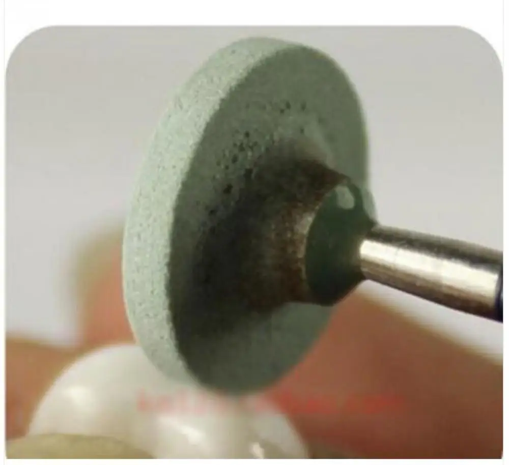 Pulidor de diamante de goma de velocidad lenta, 5 piezas, para cerámica, circonia Dental, novedad, 2019 - imagen 3