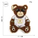 1PC bear white