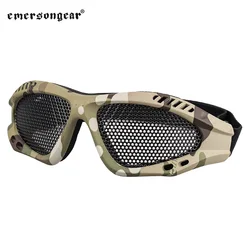 Gafas protectoras tácticas Emersongear – Malla de acero para Airsoft y caza
