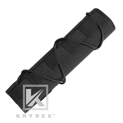 KRYDEX-funda protectora de silenciador táctico, supresor de tiro, cubierta protectora de silenciador de nailon, accesorio para Surefire FA762K, 18CM