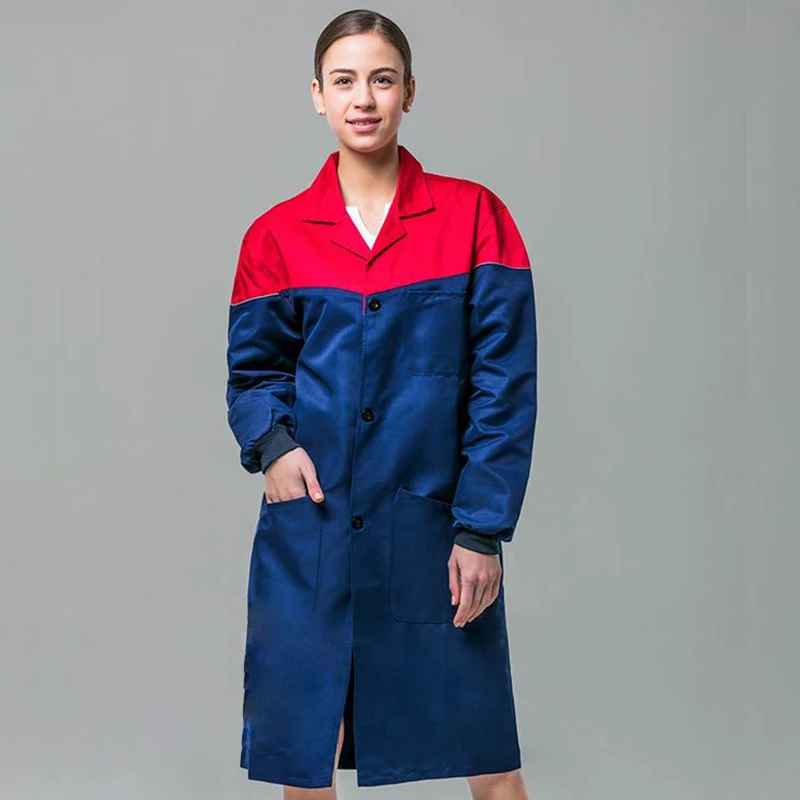 Nueva ropa de trabajo para hombres y mujeres, uniformes de trabajo, ropa de trabajo de manga larga, mono, trabajador, reparador, máquina, trajes de soldadura - imagen 3