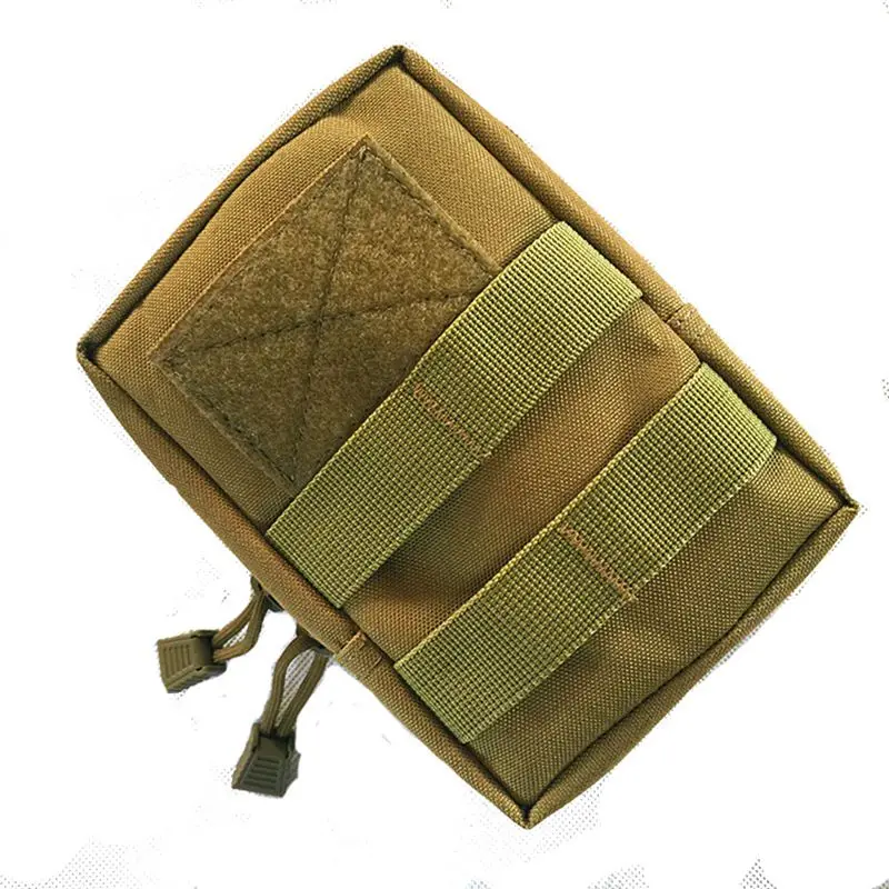 Bolsa médica de nailon con sistema Molle, riñonera táctica militar para caza, herramienta EDC práctica, accesorios con cremallera, riñonera - imagen 3