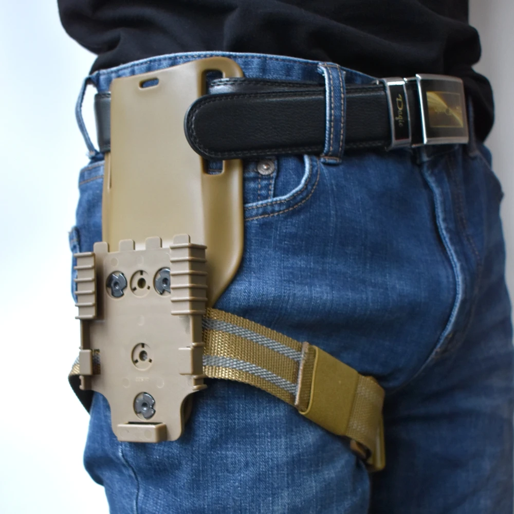 Kit de sistema de bloqueo rápido QLS 19 22, lazo de cinturón medio-bajo, correa de pierna muslo, accesorio de funda de pistola táctica, plataforma de pierna caída - imagen 3